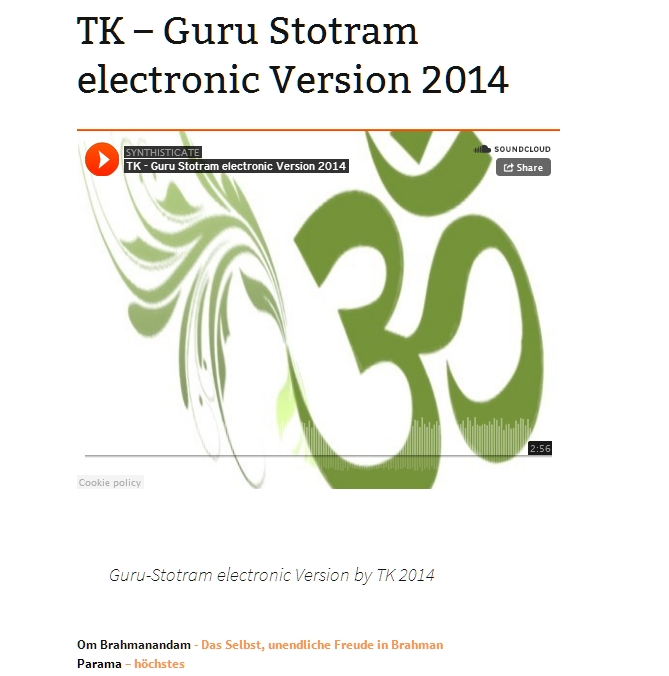 TK - Guru Stotram electronic Version 2014